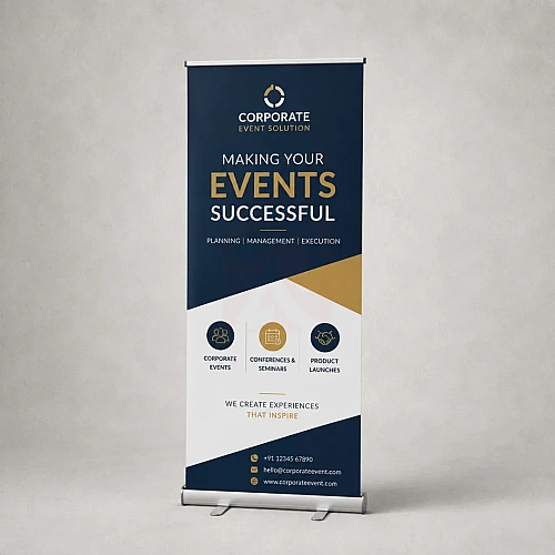 Banner with Standee