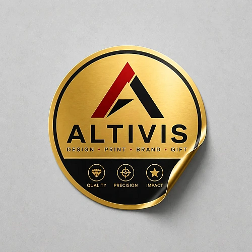 Gold Vinyl Stickers